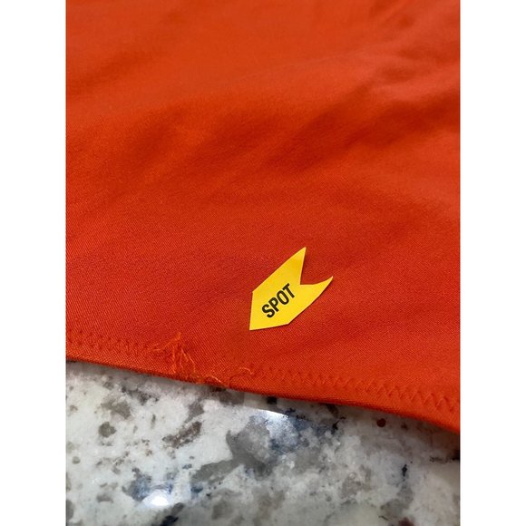 NBD Aaliyah Bodysuit Red Orange Women's Size Small - Picture 10 of 12